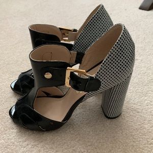Black and White Heels